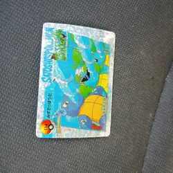 Wartortle #114 Pokemon Card Carddass Anime Collection 1998 Japanese BANDAI Holo - Image 2