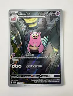 Pokemon Slowbro 090/084 Illustration Rare IR Pitch Black Holo Near Mint/MINT - Image 1