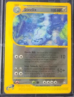 Steelix 35/147 Aquapolis Non-Holo Rare Pokemon Card - Excellent/Near Mint - Image 1