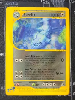 Steelix 35/147 Aquapolis Non-Holo Rare Pokemon Card - Excellent/Near Mint - Image 3