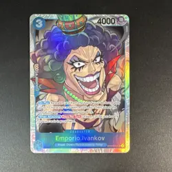 Bandai One Piece Card Game Emporio Ivankov ST12-010 Special Holo - Image 1
