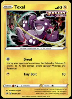 Toxel - Holo Promo SWSH: Sword & Shield Promo Cards SWSH209 NM - Image 1