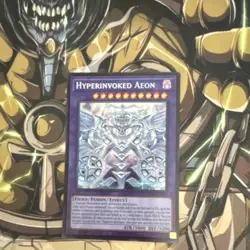 Konami Hyperinvoked Aeon Fusion Effect Card 3800/3200 (English) Yu-Gi-Oh! - Image 1
