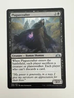 Plaguecrafter MTG Magic the Gathering Card NM Near Mint GRN - Image 1