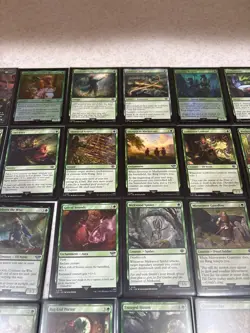 Lord of the Rings Magic the Gathering Lot Green NEW MInt lot of 34 - Image 3