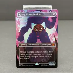 Krang, Utrom Warlord Foil Borderless Teenage Mutant Ninja Turtles MTG - Image 1