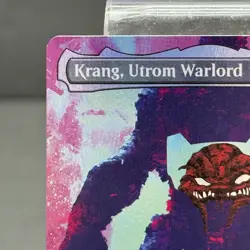 Krang, Utrom Warlord Foil Borderless Teenage Mutant Ninja Turtles MTG - Image 2