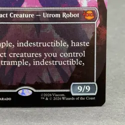 Krang, Utrom Warlord Foil Borderless Teenage Mutant Ninja Turtles MTG - Image 4