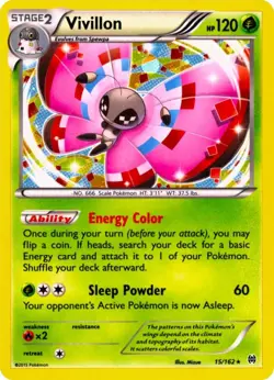 VIVILLON (COSMOS HOLO) 015/162 PROMO MISCELLANEOUS CARDS & PRODUCTS NM/M POKEMON - Image 3