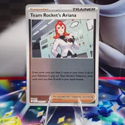 Team Rocket's Ariana 202/217 Ascended Heroes Reverse Holo Pokemon TCG - Image 1
