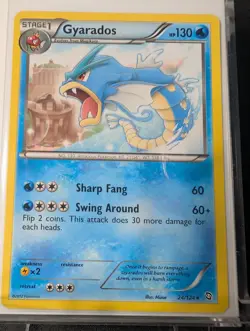 Pokemon TCG Gyarados Dragons Exalted Rare 24/124 LP - Image 1