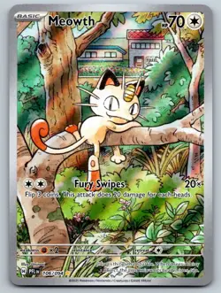 Pokemon TCG ME02: Phantasmal Flames Meowth 106/094 Illustration Rare 2025 - Image 1