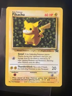 1999 Pokemon Wizards Black Star Promos Pikachu #1 - Image 1