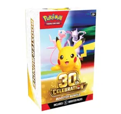 PRE-SALE Pokemon TCG 30th Celebration Booster Bundle - 6 Booster Packs pre order - Image 1