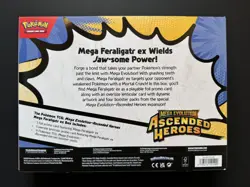 Pokemon TCG - Mega Evolution - Ascended Heroes - Mega Feraligatr EX Box - New - Image 2
