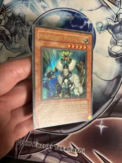 (51) Yugioh Airknight Parshath LOD-062 Ultra Rare 1st Ed MP/HP - Image 4