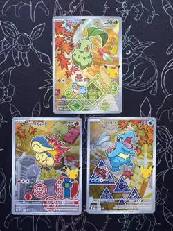 Pokemon TCG - First Partner Illustration - Gen 2 - Johto Set - MEP 046, 047, 048 - Image 1