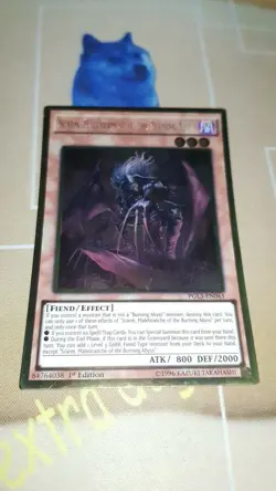 Scarm, Malebranche Of The Burning Abys PGL3-EN043 Gold Rare 1st Edition Yugioh - Image 1