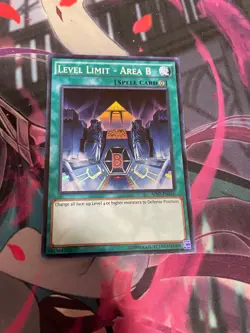 YUGIOH - LEVEL LIMIT AREA B - SUPER RARE - AP07 - NM - ASTRAL PACK - Image 1