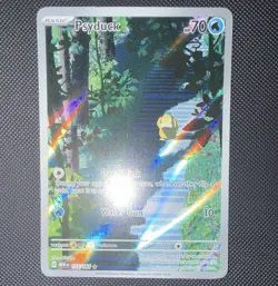Pokemon TCG Psyduck 175/165 SV 151 Illustration Rare Holo English - Image 1