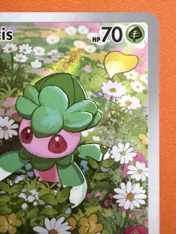 Fomantis 085/084 Pokemon TCG Pitch Black Illustration Rare English - NM - Image 3