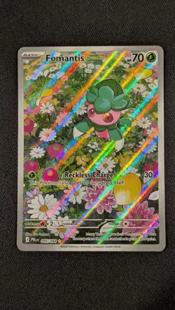 Fomantis 085/084 Illustration Rare IR Pokemon Pitch Black NM English - Image 1