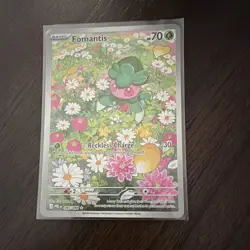 Pokemon TCG Fomantis 085/084 Illustration Rare Holo - PBL Pitch Black, English - Image 1