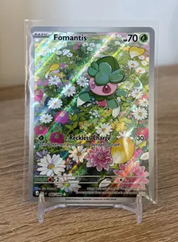 Pokemon TCG Fomantis 085/084 Illustration Rare IR PBL EN Pitch Black NM - Image 1