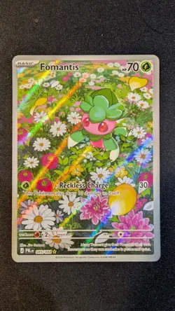 Fomantis 085/084 Illustration Rare NM - Pitch Black | Pokemon TCG - Image 1