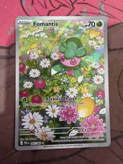 Fomantis - 085/084 - Illustration Rare - Pitch Black - NM/M - Pokemon Card - Image 2
