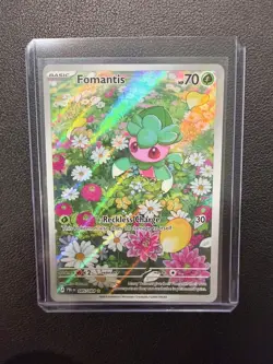 POKEMON TCG - Fomantis 085/084 Pitch Black NM - Illustration Rare - Image 1