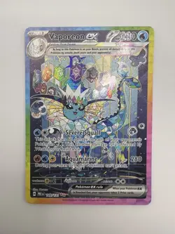 Vaporeon ex - 149/131 - SIR - Prismatic Evolutions - Pokemon Card - Image 1