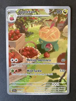 Appletun 211/191 - Illustration Rare - Surging Sparks - Pokemon Card TCG - Image 1