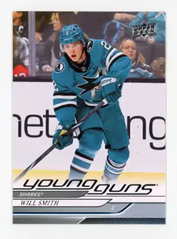 Will Smith 2024-25 UD Upper Deck Young Guns #701 Rookie RC San Jose Sharks GA - Image 1