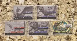 Lot of 5 Wild Card Dino Might Cards - Manning x2, Brees, Hernandez, Johnson 1/1 - Image 2