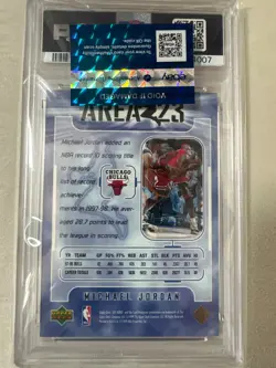 1998-99 Upper Deck Ionix - Area 23 Michael Jordan #A2 - Image 2
