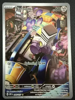 Pokemon TCG Varoom 206/197 Obsidian Flames Illustration Rare Card - Image 1