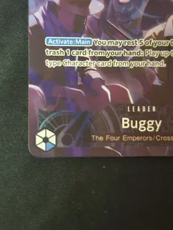 One Piece Card Game Buggy Leader Parallel OP09 042 2nd ANNIVERSARY - Image 4