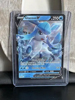 Glaceon V SWSH196 Black Star Promo Holo Pokemon Card 2022 Sword & Shield - Image 1