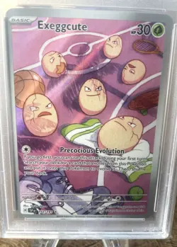 Exeggcute 192: Surging Sparks Holo Rare Mint Pokemon Card PSA 9 - Image 2