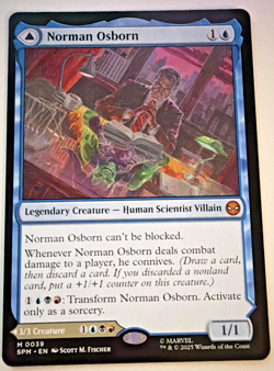 MTG Norman Osborn Green Goblin M 0039 Mythic Marvel's Spider-Man NM/M - Image 1