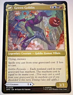 MTG Norman Osborn Green Goblin M 0039 Mythic Marvel's Spider-Man NM/M - Image 2