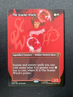 The Scarlet Witch (BORDERLESS) - Marvel Super Heroes (Magic) NM - Image 1