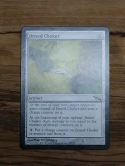 Jinxed Choker - Mirrodin MTG Rare Magic the Gathering Artifact Slight Play - Image 2