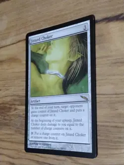 Jinxed Choker - Mirrodin MTG Rare Magic the Gathering Artifact Slight Play - Image 4