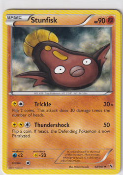 Pokemon Mappa Royal Siege No. 68/101 Stunfisk Inglese - Image 1