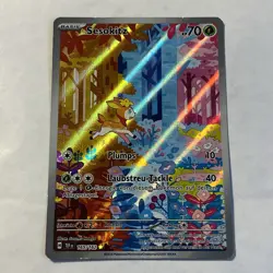 Pokemon Sesokitz 165/162 Illustration Rare DE Stellarkrone NM/Mint - Image 1