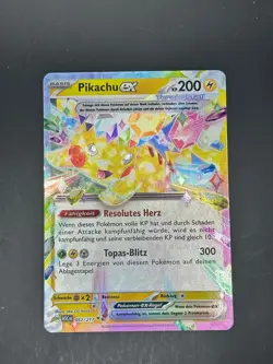 Pikachu ex 057/191 Double Rare Surging Sparks Pokemon Near Mint DE - Image 1