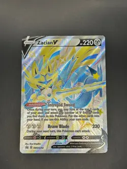 Zacian V (Shiny) SWSH292 Holo Promo Sword & Shield Promo Pokemon Near Mint EN - Image 1