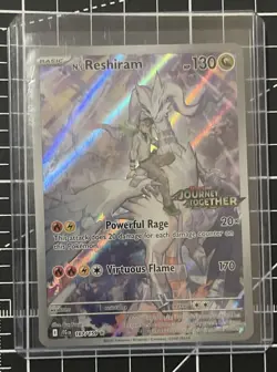 N's Reshiram 167/159 Journey Together Stamp PROMO Card Near Mint - Image 1